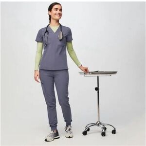 Figs Scrub Set in Space Navy